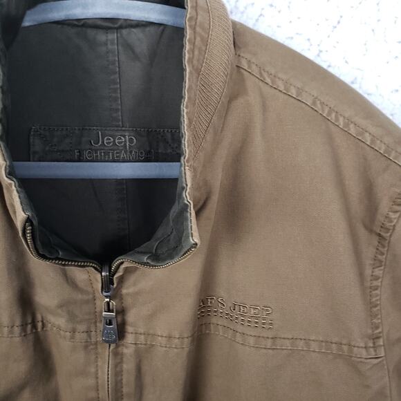 Jeep AFS Utility Jacket Mens M Brown Ruggedcore Gorpcore Workwear 42x28 - Picture 2 of 12